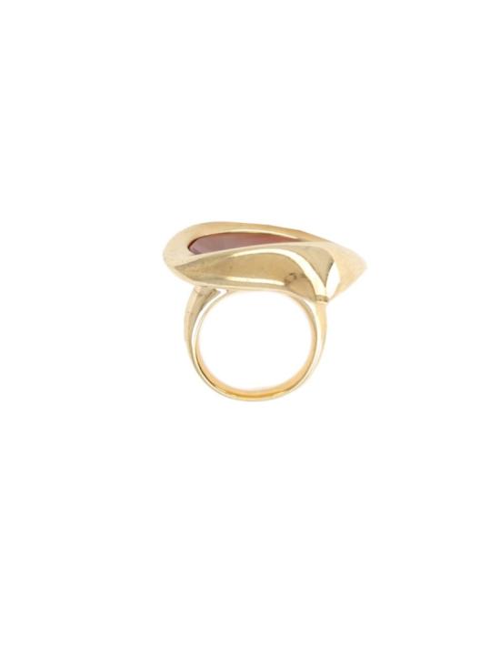 26SS 판코네시 반지 S26 FG001 S BRASSREDAGATE Gold - PANCONESI