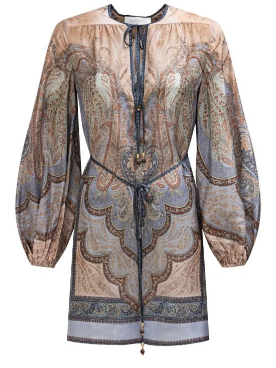  짐머만 미디 원피스 5807DRS262 TPBL Multicolor - ZIMMERMANN