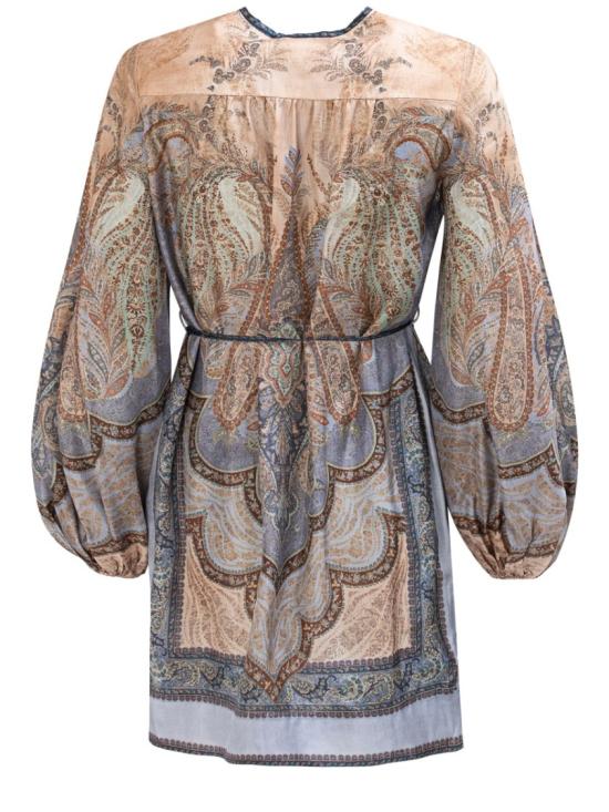  짐머만 미디 원피스 5807DRS262 TPBL Multicolor
