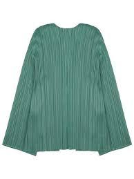 26SS 플리츠플리즈 가디건 PP66JO133 63 GRASS GREEN DOM - PLEATS PLEASE