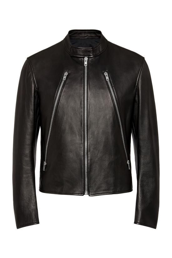 26FW 마르지엘라 가죽 자켓 S50AM0489SY1460 900 BLACK