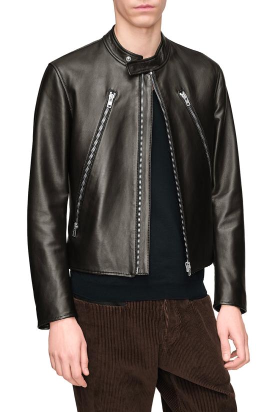 26FW 마르지엘라 가죽 자켓 S50AM0489SY1460 900 BLACK - MAISON MARGIELA