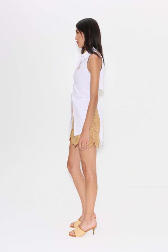  RAFFIA CROCHET 숏 스커트 사이먼 밀러 비프 비프 미니 스커트 - OTHER BRANDS