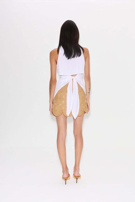  RAFFIA CROCHET 숏 스커트 사이먼 밀러 비프 비프 미니 스커트 - OTHER BRANDS