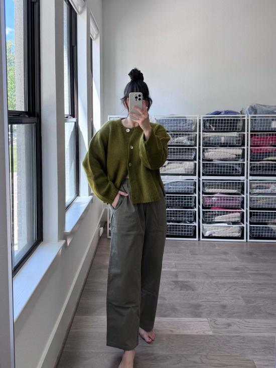  르 본 숍 스트레이트 팬츠 Le Bon Shoppe 정원사 바지