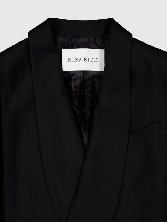 26SS 니나리찌 자켓 26PCVE009WV0323 U9000 Black - NINA RICCI