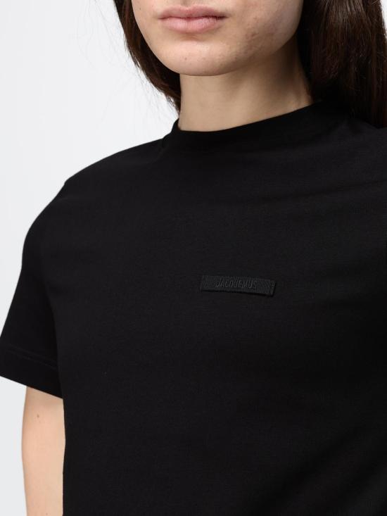 26SS 자크뮈스 반팔 티셔츠 25HTSW00550AJ00029 990 Black - JACQUEMUS