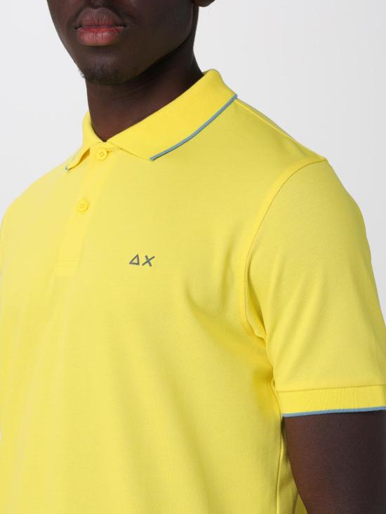 26SS 썬 68 폴로 티셔츠 A36111 23 Yellow - SUN 68