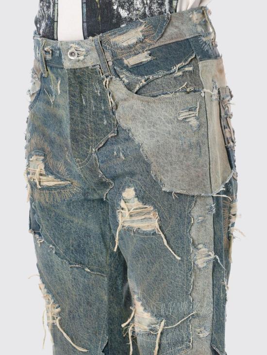26SS 후 디싸이즈 워 데님 팬츠 1121030009 D Denim - WHO DECIDES WAR