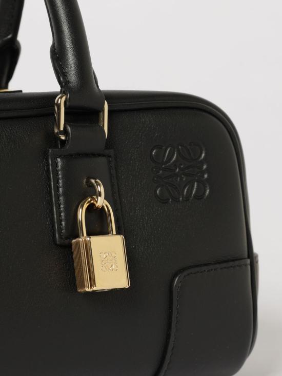 26SS 로에베 아마조나 23 크롭 백 나파 카프스킨 A039N23X03 1100 Black - LOEWE