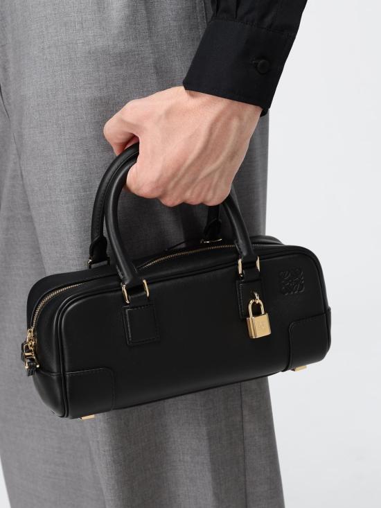 26SS 로에베 아마조나 23 크롭 백 나파 카프스킨 A039N23X03 1100 Black - LOEWE