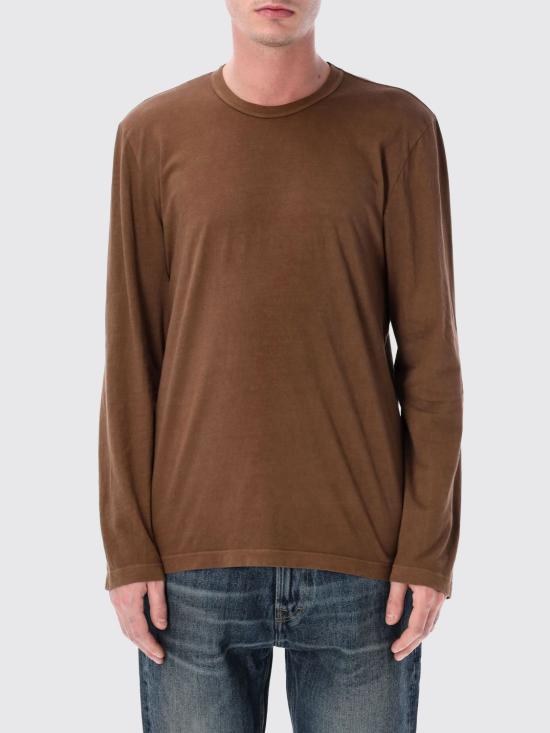 26SS 제임스펄스 크루넥 롱 슬리브 티셔츠 MLJ3351 GBP Brown