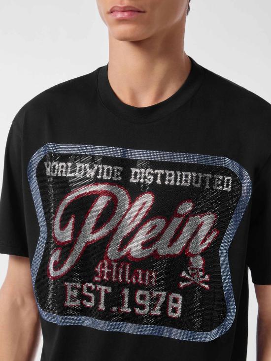 26SS 필립 플레인 반팔 티셔츠 UAECMTK8794PJY002N 02 Black - PHILIPP PLEIN