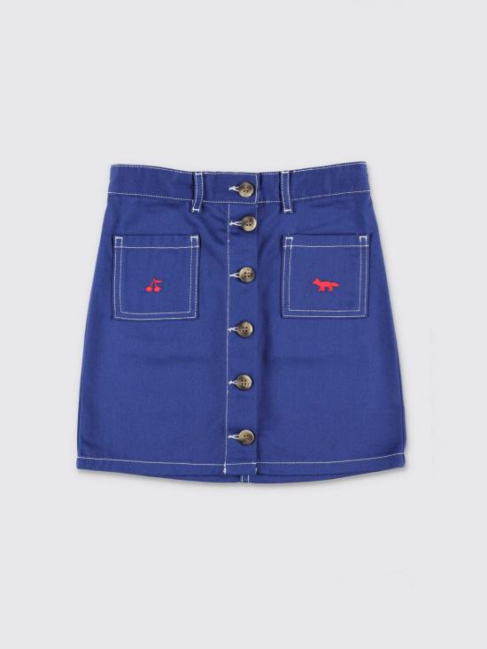 26SS [키즈] 메종키츠네 스커트 S06GSKW00012 0534 Blue