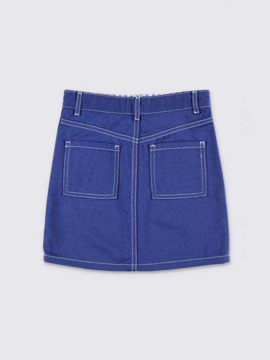 26SS [키즈] 메종키츠네 스커트 S06GSKW00012 0534 Blue - MAISON KITSUNE