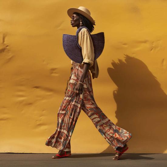  Indego Africa 토트백 인디고 아프리카 아니오 하프문 백 블루/ - OTHER BRANDS