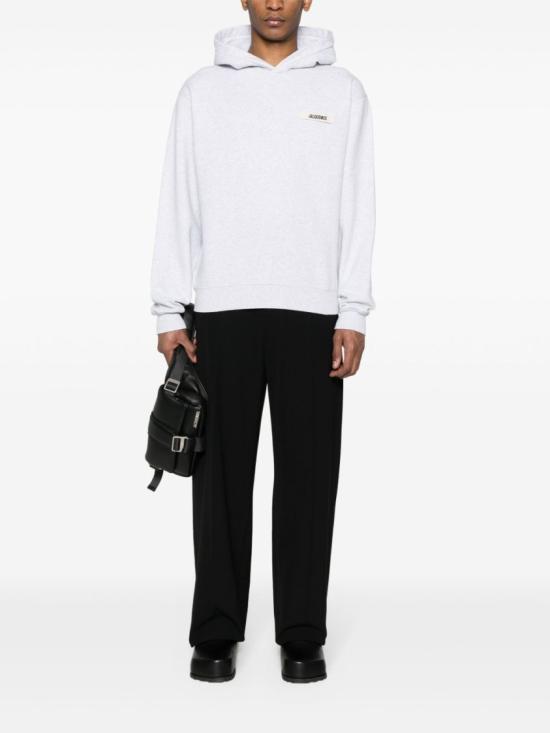 26FW 자크뮈스 그로그랭 후드 티셔츠 HOM00247 AJ00126 950 White - JACQUEMUS
