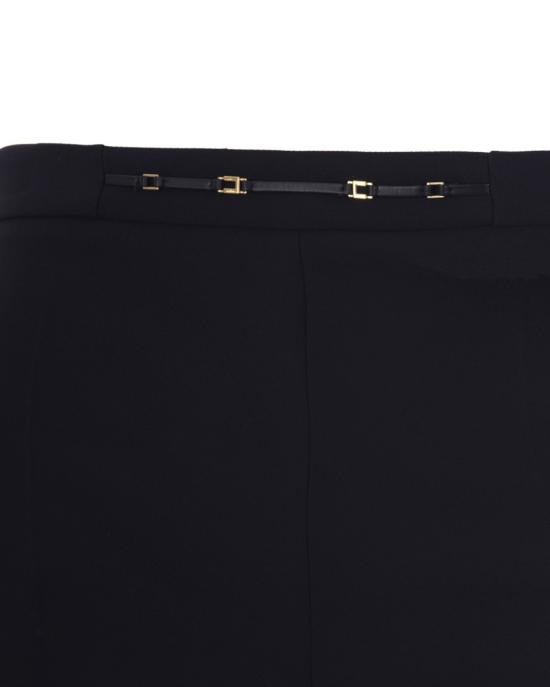 26FW 엘리자베타프랜치 스트레이트 팬츠 4093664 Black - ELISABETTA FRANCHI