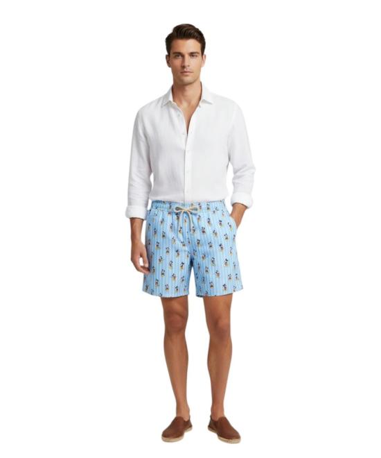 26SS 세인트바쓰 스윔팬츠 LIG000302836L Blue - MC2 SAINT BARTH