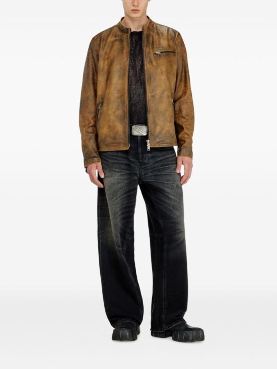 26FW 디젤 데님 자켓 A23276 0KNCZ 7GF Brown - DIESEL