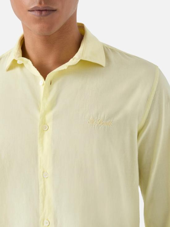 26SS 세인트바쓰 긴팔 셔츠 LCM000100024L Yellow - MC2 SAINT BARTH