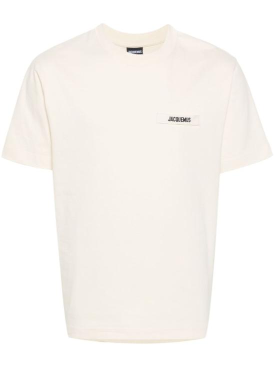 26FW 자크뮈스 그로그랭 로고 티셔츠 TSM00133 AJ00226 150 White