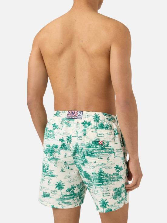 26SS 세인트바쓰 스윔팬츠 GUS000103839L White - MC2 SAINT BARTH