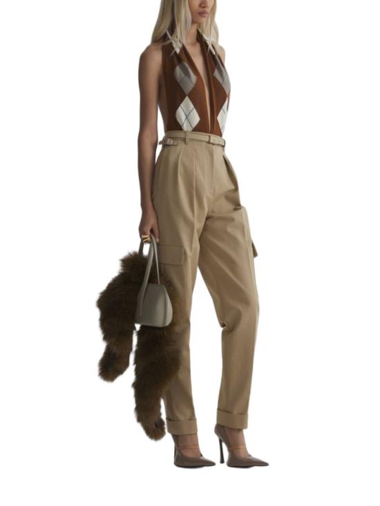 26FW 뮈글러 스트레이트 팬츠 26F1PA 0550272 2000 Brown - MUGLER