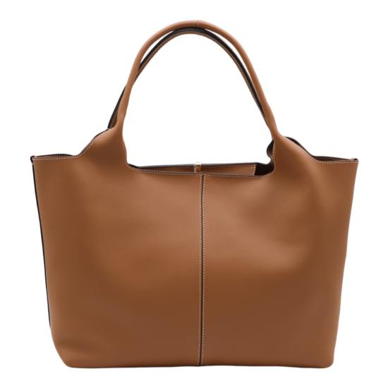 26FW 토즈 미디움 스몰 쇼퍼백 XBWEBRA0250UBL2L83 Brown - TODS