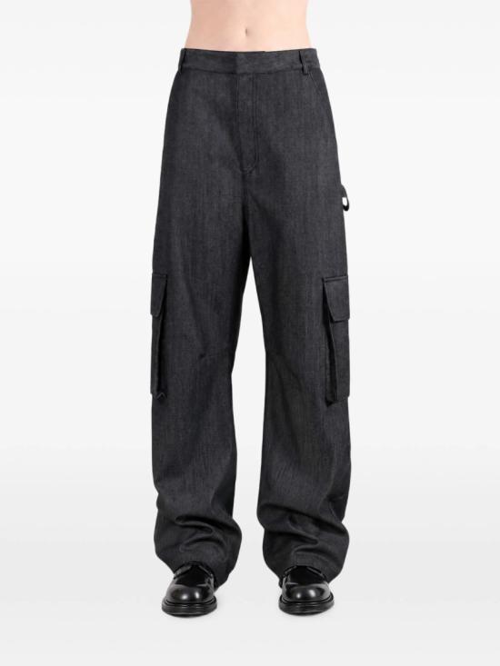 26FW 발렌시아가 스트레이트 팬츠 A002AD TUT44 Black - BALENCIAGA
