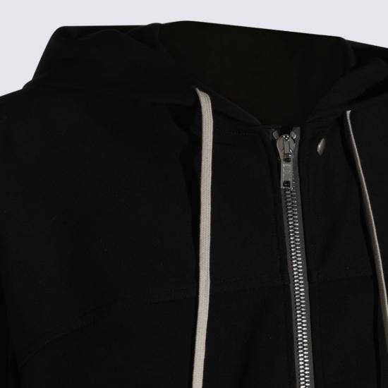 26FW 릭 오웬스 후드 티셔츠 RU02F4241BA09 Black - RICK OWENS