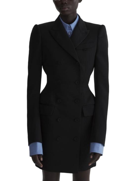 26FW 뮈글러 미디 원피스 26F1RO 18741020 1999 Black