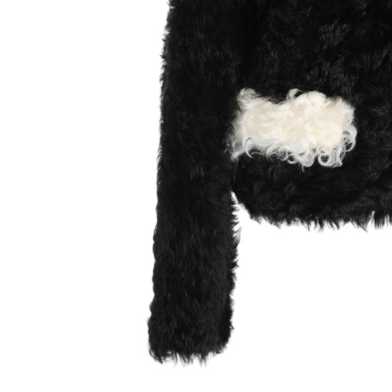 26FW 마르니 무스탕 JKMX0412QULM044RON99 Black - MARNI