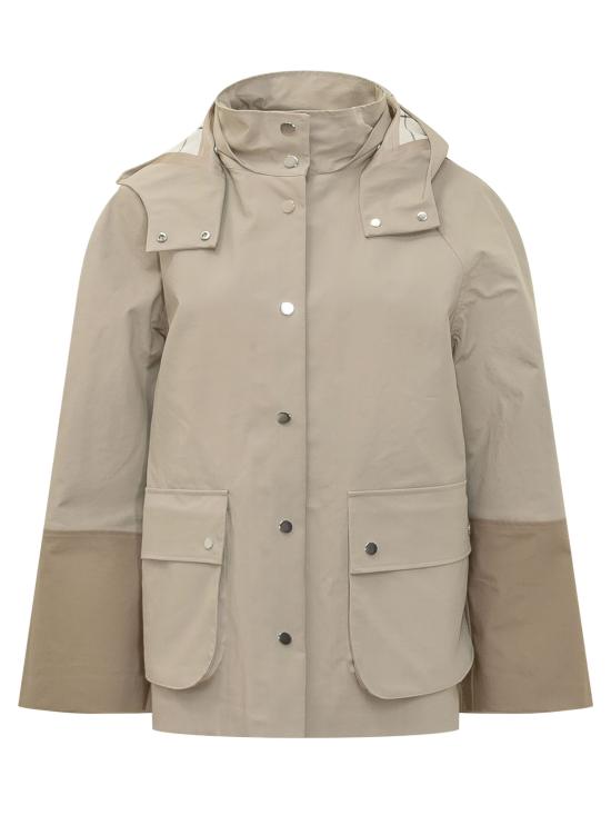26SS OOF - NYKY 트렌치 코트 261WOOF15000OOOM 1013B INCESE OXFORD TAN