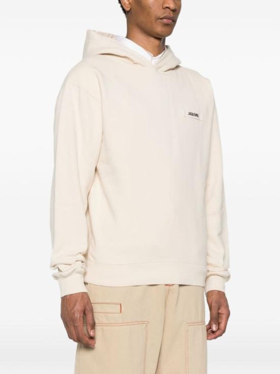 26FW 자크뮈스 그로그랭 후드 티셔츠 HOM00247 AJ00126 150 Neutrals - JACQUEMUS