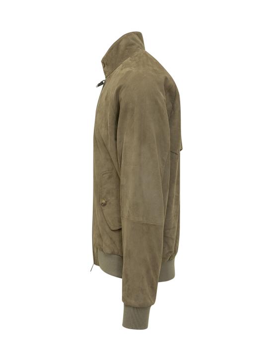 26SS 바라쿠타 G9 스웨이드 자켓 BRCPS0939UT2623 6014 LICHEN GREEN - BARACUTA