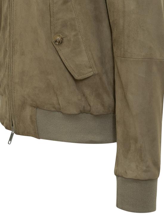 26SS 바라쿠타 G9 스웨이드 자켓 BRCPS0939UT2623 6014 LICHEN GREEN - BARACUTA