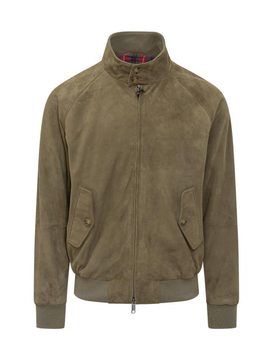 26SS 바라쿠타 G9 스웨이드 자켓 BRCPS0939UT2623 6014 LICHEN GREEN