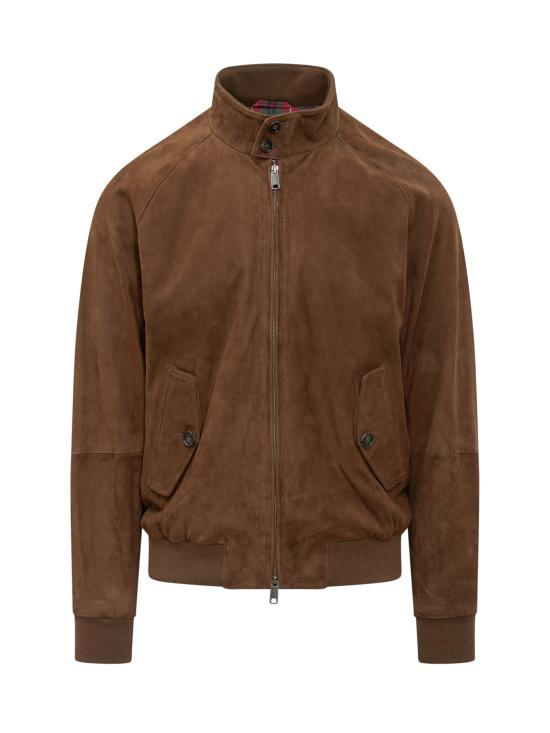 26SS 바라쿠타 G9 스웨이드 자켓 BRCPS0939UT2623 699 DARK OLIVE