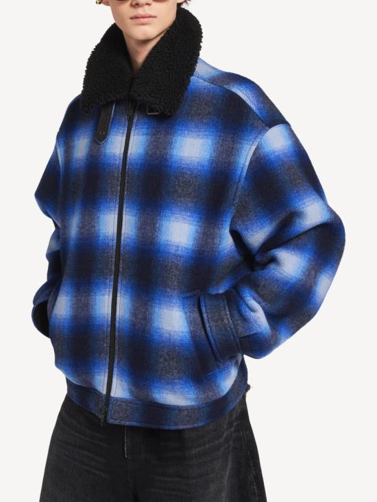 26FW 발렌시아가 봄버 자켓 A001YN TRU13 Blue - BALENCIAGA
