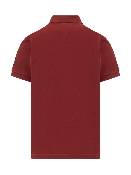 26SS 바라쿠타 폴로 티셔츠 BRPOL0027UT3060 5028 OXBLOOD - BARACUTA
