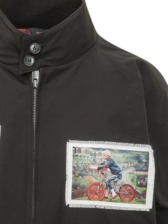 26SS 바라쿠타 봄버 자켓 BRCPS1183BCNY1 100 BLACK - BARACUTA