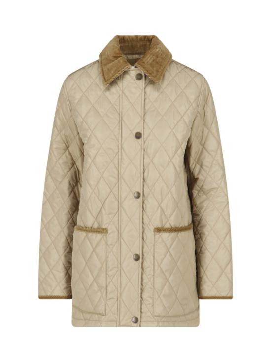 26FW 버버리 퀄티드 나일론 반 자켓 8107464C1544 Neutrals
