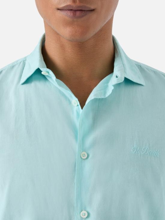 26SS 세인트바쓰 긴팔 셔츠 LCM000100424L Blue - MC2 SAINT BARTH