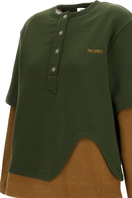 26FW 디 아티코 긴팔 티셔츠 261WCF00028JJF007AA724 Green - THE ATTICO