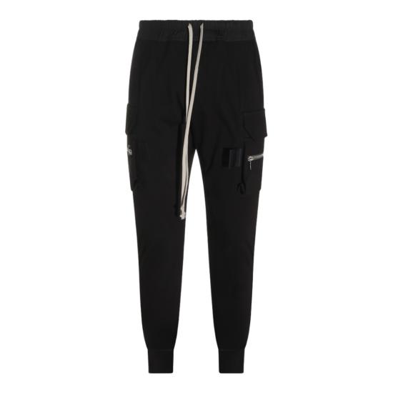 26FW 릭 오웬스 트레이닝/조거 팬츠 RU02F4396BA09 Black