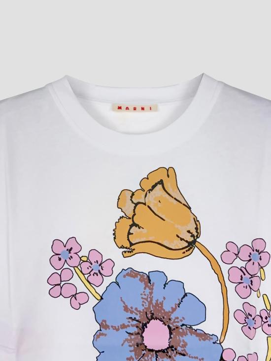 26SS 마르니 반팔 티셔츠 THJE0293PSUSCY78 PRW01 - MARNI