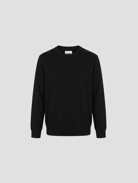 26SS 질샌더 스웨터 J04GP0001J14532 001 BLACK