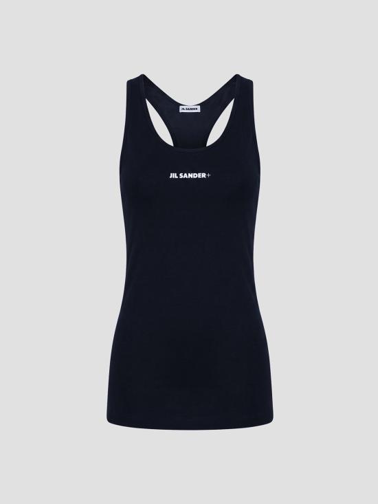 26SS 질샌더 민소매 티셔츠 J40NC0127J20031 001 BLACK