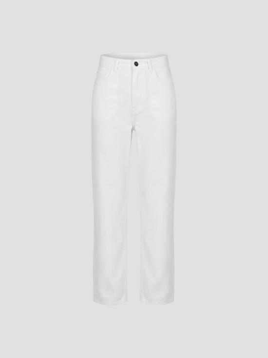 26FW 로에 스트레이트 팬츠 82031279 100 OPTIC WHITE